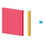 مكعبات التعلم الرياضي، الأشكال التمثيلية للآحاد والعشرات والمئات