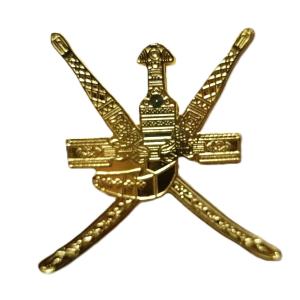 بروش الشعار الوطني العماني ذهبي