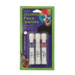 ألوان وجه ملونة