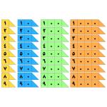 بطاقات الأرقام( آحاد، عشرات، مئات، ألوف) ممغنطة بالكامل