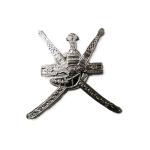 بروش الشعار الوطني العماني فضي