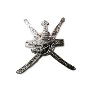 بروش الشعار الوطني العماني فضي