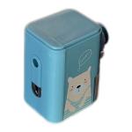 مبراة أقلام يدوية بتصميم دب كرتوني لطيف