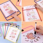 الجيوب الشفافة مقاس A4، الجيوب الشفافة