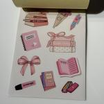 دفتر ملصقات تزيين الدفاتر ملونة