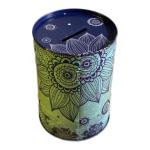 حصالة نقود معدنية بتصميم بومة فنية