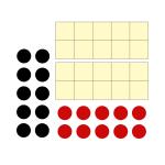 إطار العدد عشرة (ممغنطة من الخلف)، رياضيات، 🧮 أعداد، وسيلة تعليمية