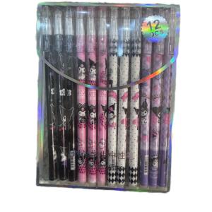 طقم أقلام كيوت Kuromi – 12 لون