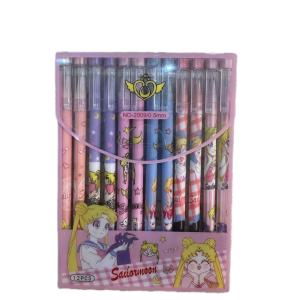 طقم أقلام أنمي كيوت – 12 لون