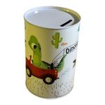 حصالة نقود معدنية للأطفال بتصاميم كرتونية (ديناصورات وأرانب لطيفة)