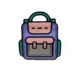 أكياس التوزيعات المدرسية بتصميم شنطة مرحة