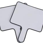 ألواح صغيرة للكتابة التفاعلية،لوحات بيضاء بمقابض، لوحات على شكل مضرب، سبورة على شكل مضرب.