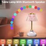 مصباح مكتبي/ غرفة /كومندينو  مع سماعة بلوتوث للقرآن الكريم SQ-918 اضاءة فخمة