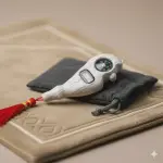 عداد تسبيح إلكتروني متعدد الوظائف مع بوصلة وشرّابة