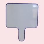 ألواح صغيرة للكتابة التفاعلية،لوحات بيضاء بمقابض، لوحات على شكل مضرب، سبورة على شكل مضرب.