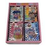 ٢٤ قطعة LABUBU  ، دفتر ملاحظات مائي تصميم لابوبو