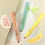 أقلام تحديد باستيل كبس (Just Click) – 3 ألوان ،جست كلك/هايلايت وتحديد