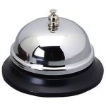 جرس مدرسي وتعليمي ،جرس  استقبال مكتبي كلاسيكي فضي (Classic Silver Desk Bell)🔔 🔔