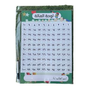 استراتيجية لوحة المئة لوحة السبورية مع القلم السبوري /A4 A3