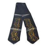 أوشحة تخرج  (الوشاح الأسود بخط وشكل ذهبي) مميز،وشاح