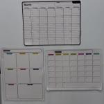 جدول انجليزي ممغنط سبوري ،منظم سبورة ، منظم مكتب