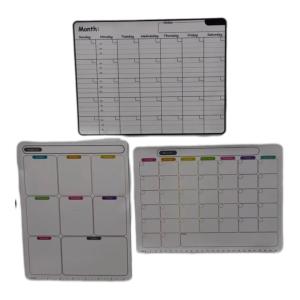 جدول انجليزي ممغنط سبوري ،منظم سبورة ، منظم مكتب