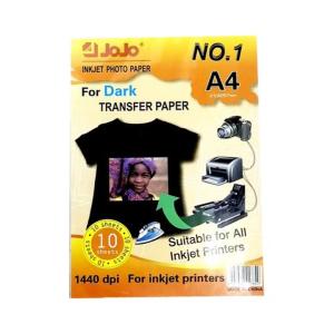 للملابس الداكنة A4  ورق ترانسفير جو جو