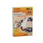 ورق جوجو شفاف لاصق للطباعة