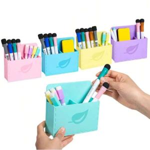 حافظة أدوات مكتبية مغناطيسية متعددة الألوان ،سبورية