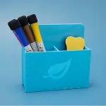 حافظة أدوات مكتبية مغناطيسية متعددة الألوان ،سبورية
