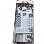 نوتات ، ملاحظات لاصقة كرتونية بتصميم “Kuromi” – تصميمات متنوعة 12 حبة متنوعة