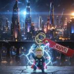 ميدالية ثور البرق – Marvel Thunder Keychain