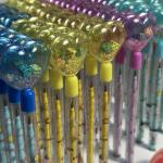 قلم رصاص مزخرف برأس قلب شفاف