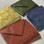 ظروف فخمة مزخرفة – ٤ ألوان فاخرة للتوزيعات الرسائل،العيدية