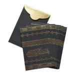 أظرف عيد فاخرة سوداء بزخرفة ذهبية – عساكم من عواده