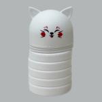 حافظة القطط المصنوعة من السيليكون القابلة للطي ، مقلمة، محفظة