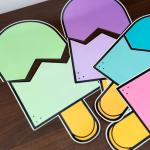 استراتيجية الايسكريم 🍦 الممغنطة بالكامل للسبورة (ايسكريم التوصيل) ، وسيلة تعليمية، استراتيجيات