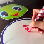 استراتيجية الدودة 🐛الدعسوقة ممغنطة بالكامل  للسبورة ، وسيلة تعليمية، استراتيجيات