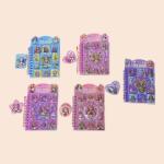 دفتر السحر اللاصق، دفتر تجميعي مزخرف، دفتر الشخصيات السحرية اللاصق