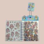 دفتر السحر اللاصق، دفتر تجميعي مزخرف، دفتر الشخصيات السحرية اللاصق