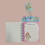 دفتر السحر اللاصق، دفتر تجميعي مزخرف، دفتر الشخصيات السحرية اللاصق