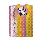 دفتر بفقاعات تفاعلية – تصميم باندا بألوان زاهية