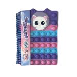 دفتر تفاعلي بغطاء فقاعات – تصميم قطة