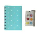 دفتر مدرسي،  الدفتر المدرسي بتصميم الورود