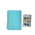 دفتر مدرسي أزرق سماوي، دفتر مدرسي