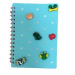 دفتر المدرسة الأزرق الجذابة،دفتر مدرسي