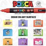 POSCA PC‑5M أقلام بوسكا ألوان