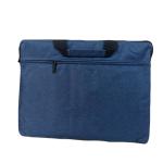 حقيبة لابتوب قماشية بلون أزرق داكن – تصميم أنيق وعصري