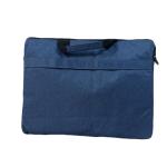 حقيبة لابتوب قماشية بلون أزرق داكن – تصميم أنيق وعصري