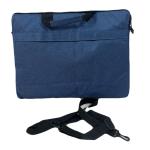 حقيبة لابتوب قماشية بلون أزرق داكن – تصميم أنيق وعصري